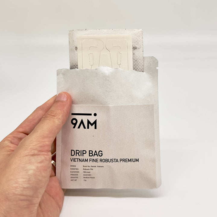 9AM Drip Bag Coffee - Vietnam Fine Robusta Premium